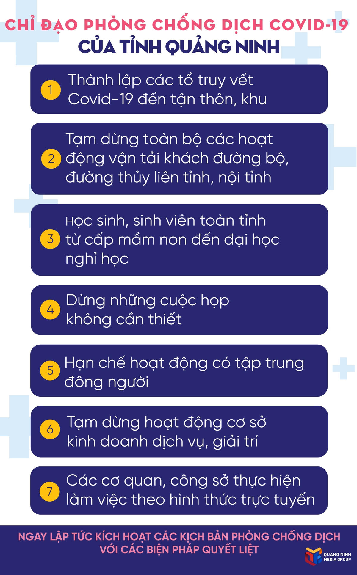 Quảng Ninh: Dừng các hoạt động dịch vụ giải trí, công sở làm việc online