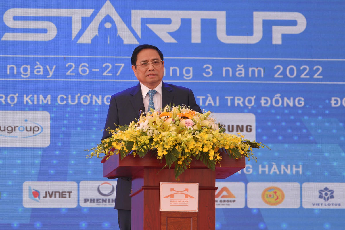 Thủ tướng Chính phủ Phạm Minh Chính phát biểu tại lễ khai mạc.