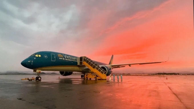 Một máy bay trong đội tàu bay của Vietnam Airlines. Ảnh baodautu.vn.  