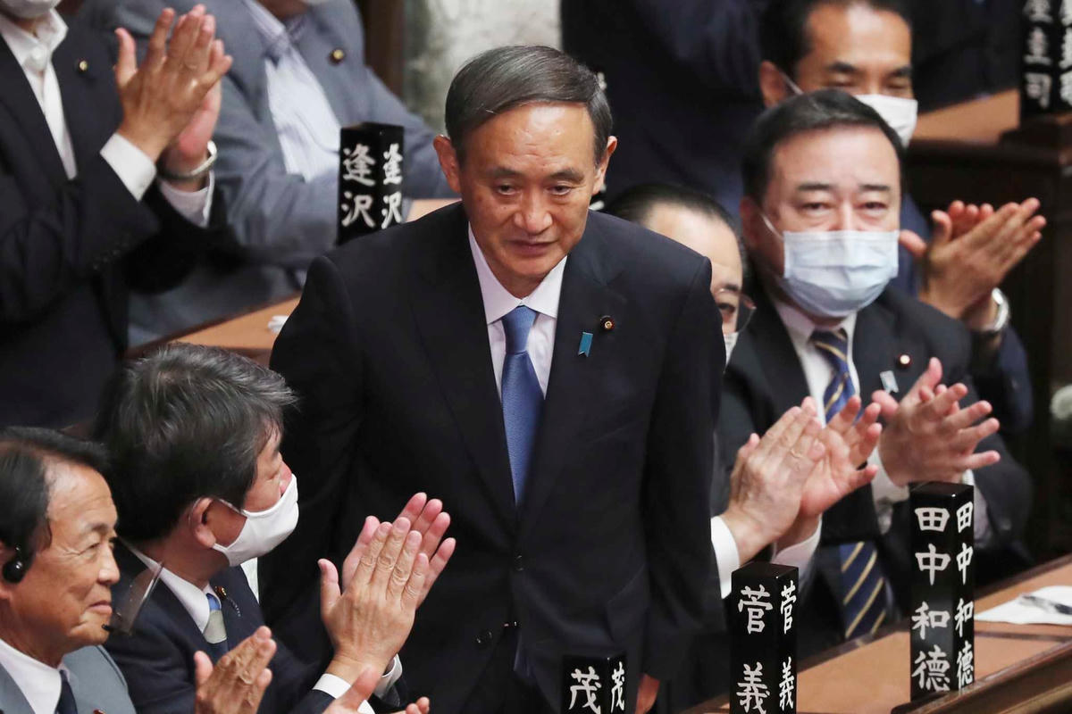 Tân Thủ tướng Nhật Bản Suga Yoshihide. Nguồn: Kyodo.