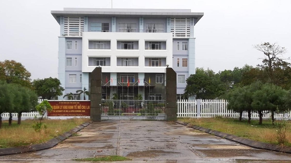 Trụ sở Ban Quản lý Khu kinh tế mở Chu Lai.