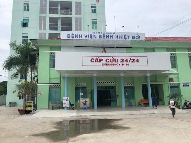 Bệnh viện Bệnh Nhiệt đới Khánh Hòa nơi đã chữa khỏi các bệnh nhân Covid-19.