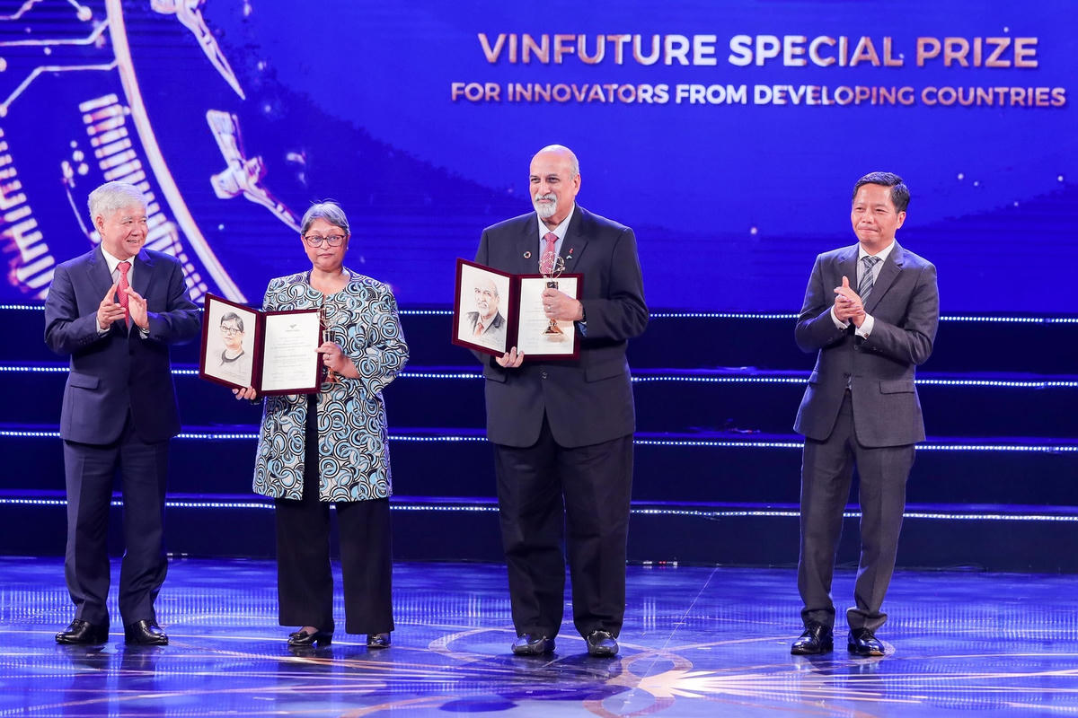 VinFuture &nbsp;công bố chủ nhân các giải thưởng phụng sự nhân loại năm