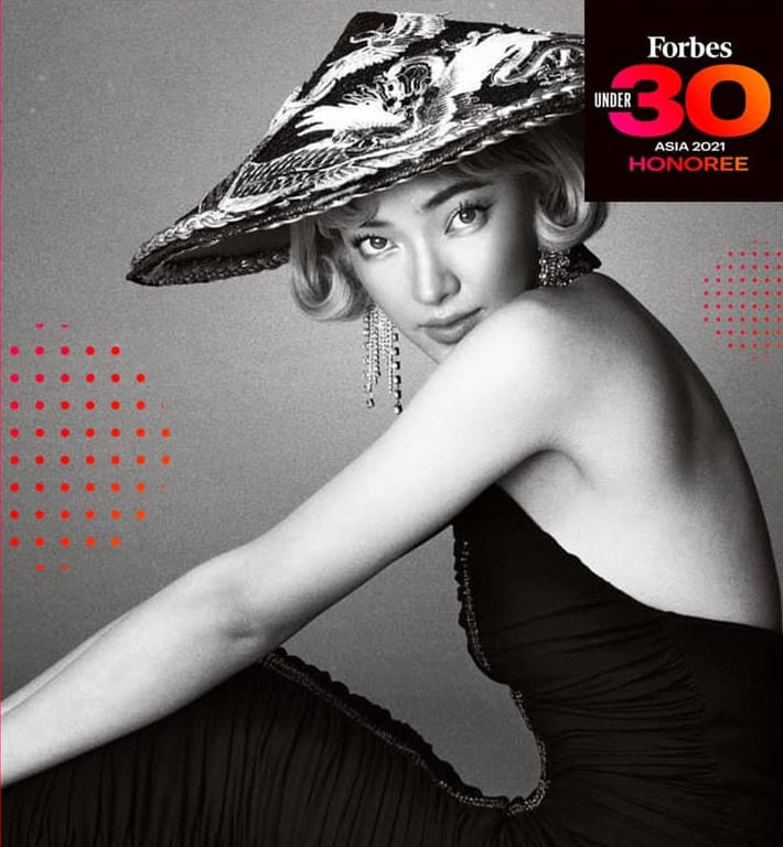 Châu Bùi được vinh danh trong danh sách "30 under 30 Asia" của Forbes. Ảnh; FB nhân vật.
