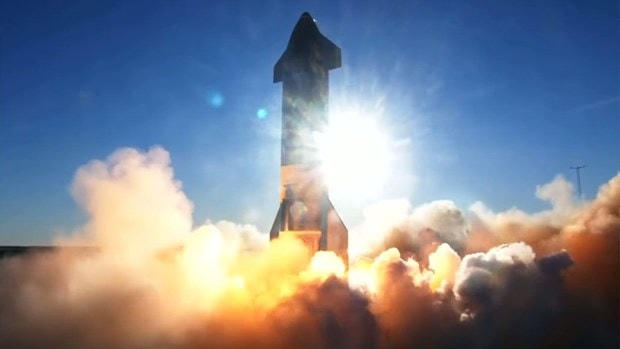Nguyên mẫu tàu Starship SN8. (Nguồn: space.com).