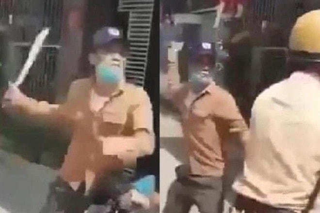 Bắt thanh niên 'hổ báo' rút dao uy hiếp cảnh sát để giải cứu đồng bọn
