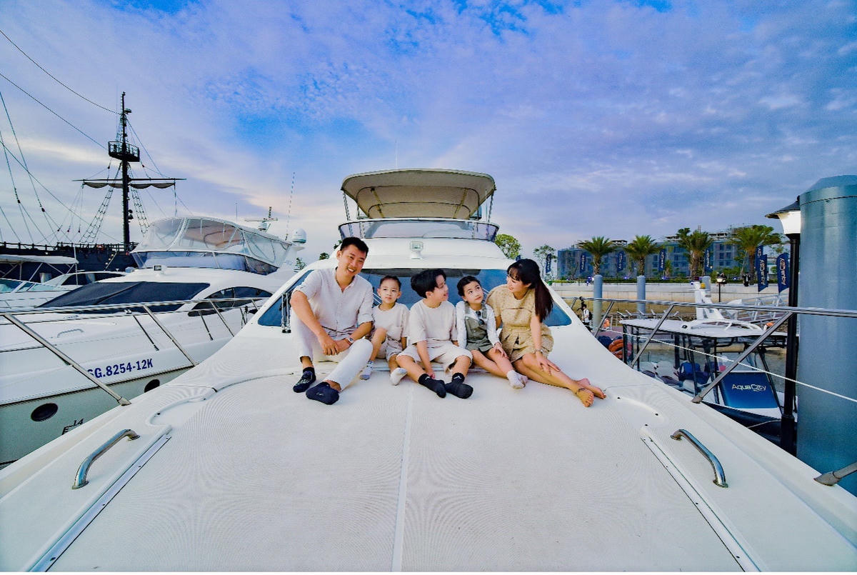 Ốc Thanh Vân hạnh phúc khi ba con đều yêu thích không gian sống tại Aqua City
