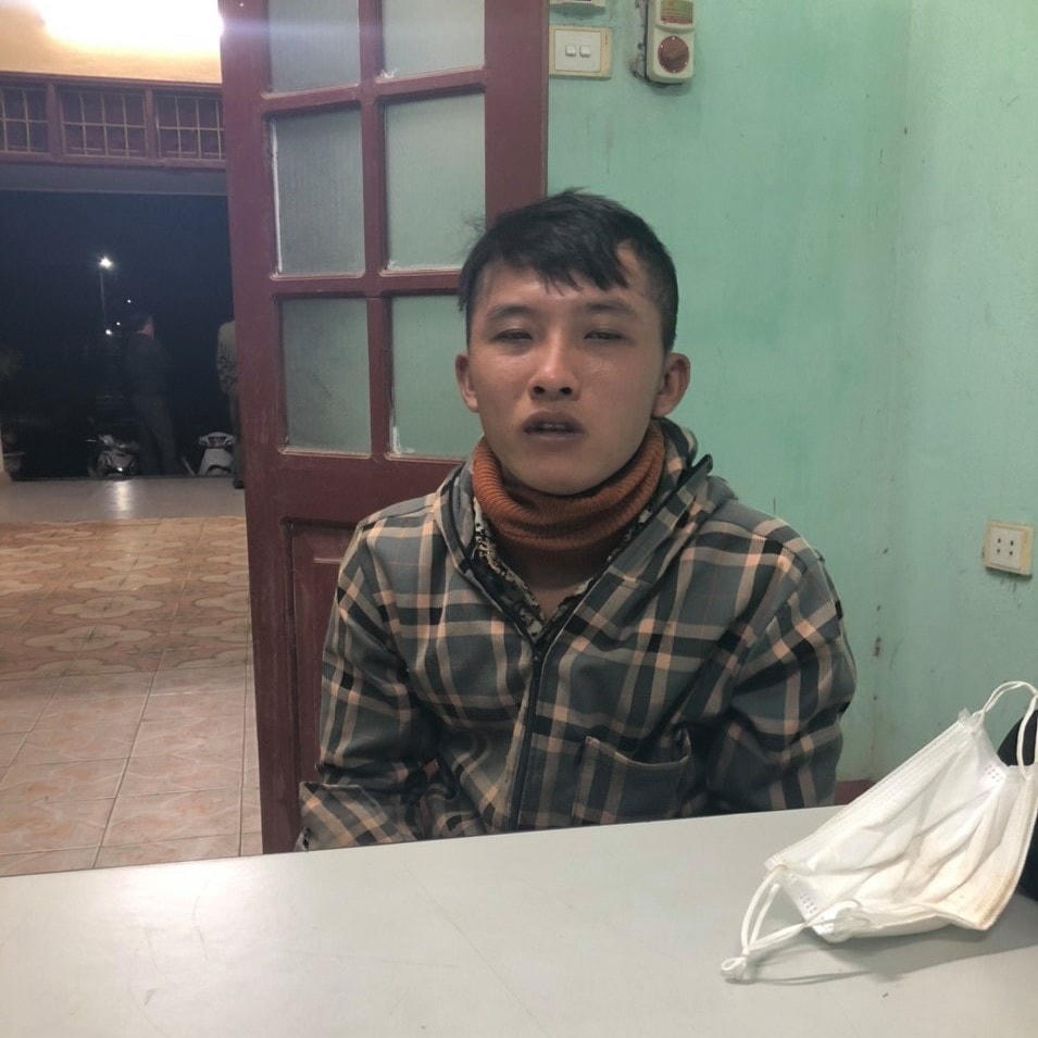 Nguyễn Văn Sáng tại cơ quan Công an.