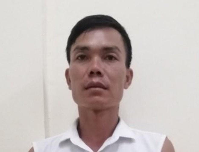 Đối tượng Nguyễn Đình Huy tại cơ quan điều tra.