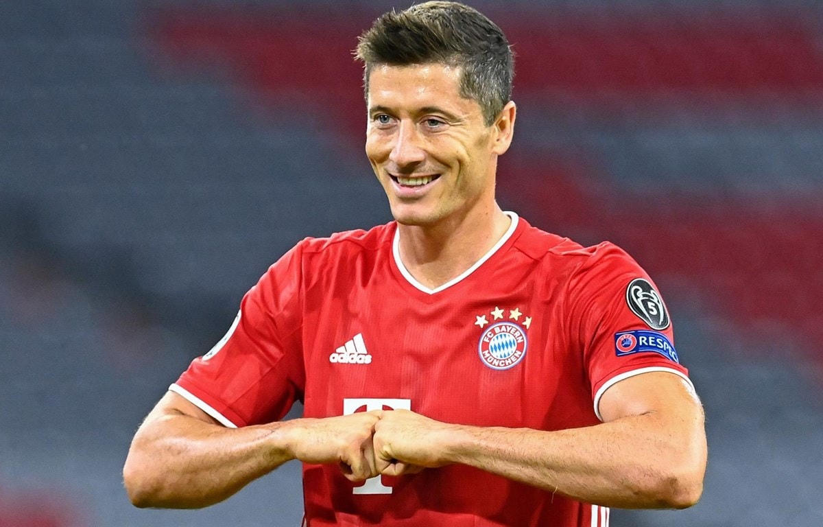 Lewandowski trải qua năm 2020 vô cùng ấn tượng trong màu áo Bayern. (Nguồn: Getty Images).