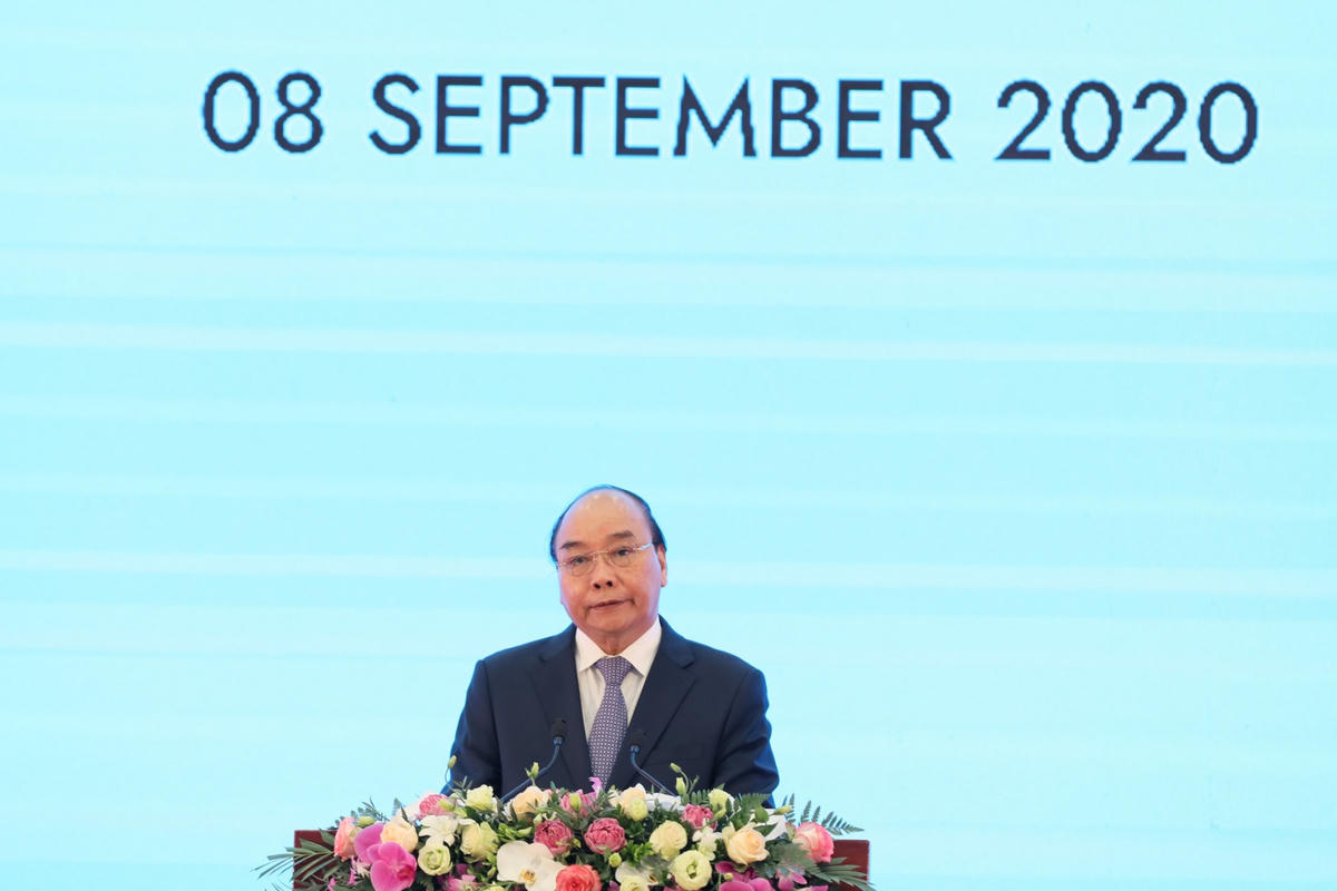 Thủ tướng Nguyễn Xuân Phúc, Chủ tịch ASEAN 2020. Ảnh: Quang Vinh. 