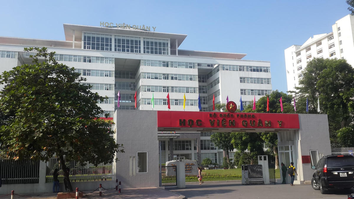 Học viện Quân y, nơi tiến hành tiêm mũi tiêm ngừa Covid-19 đầu tiên của Việt Nam.