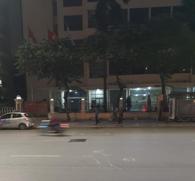 Ông lão được phát hiện chết trên đường Nguyễn Trãi (Hà Nội).  