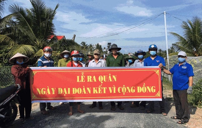 Lễ ra quân “Ngày Đại đoàn kết vì cộng đồng”.