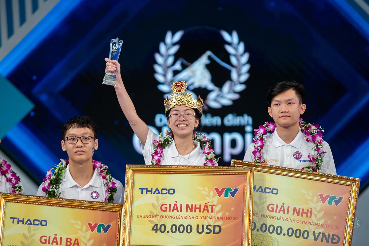 Nhà vô địch Olympia 2020.