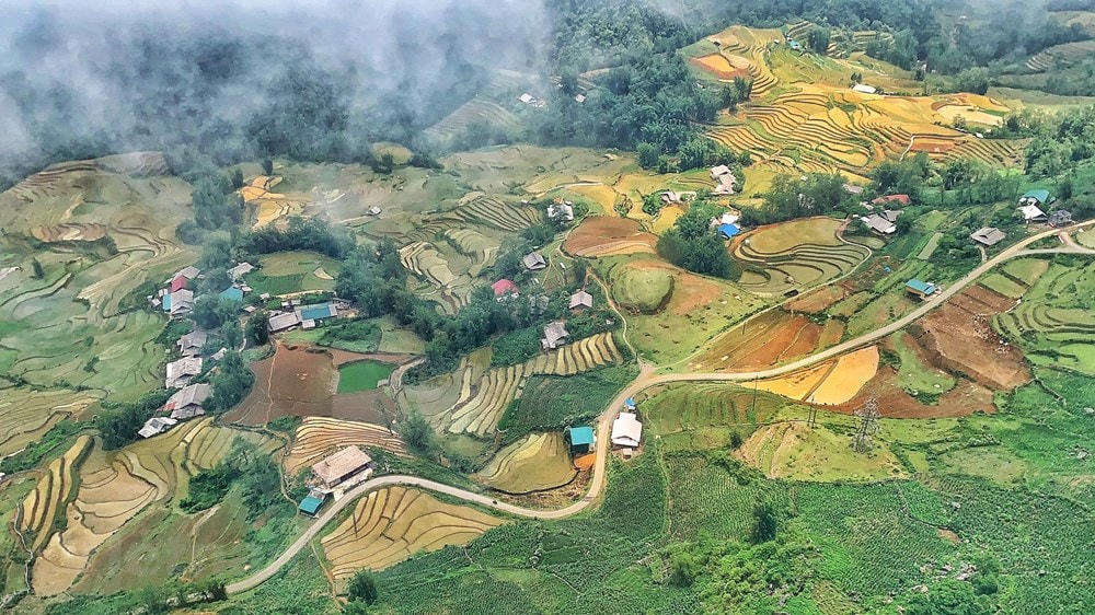 Một góc bản Mường Hoa, Sapa. (Ảnh minh họa: Mai Mai/Vietnam+).