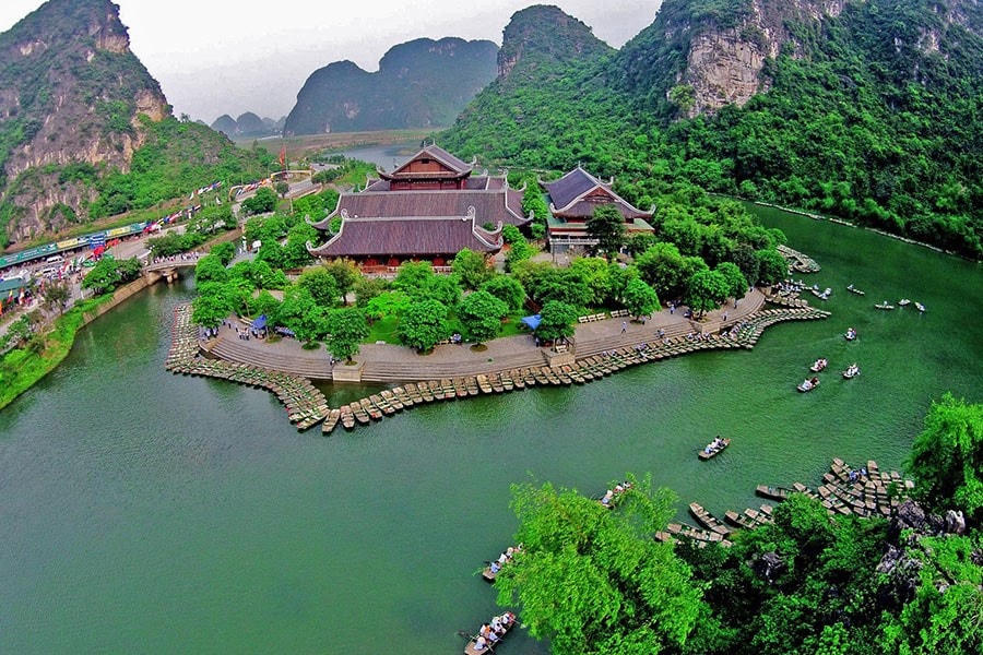 Dấuấn Nguyễn Văn Trường được thể hiện đậm nét ở công trình Di sản văn hóa và thiên nhiên Thế giới - Tràng An.