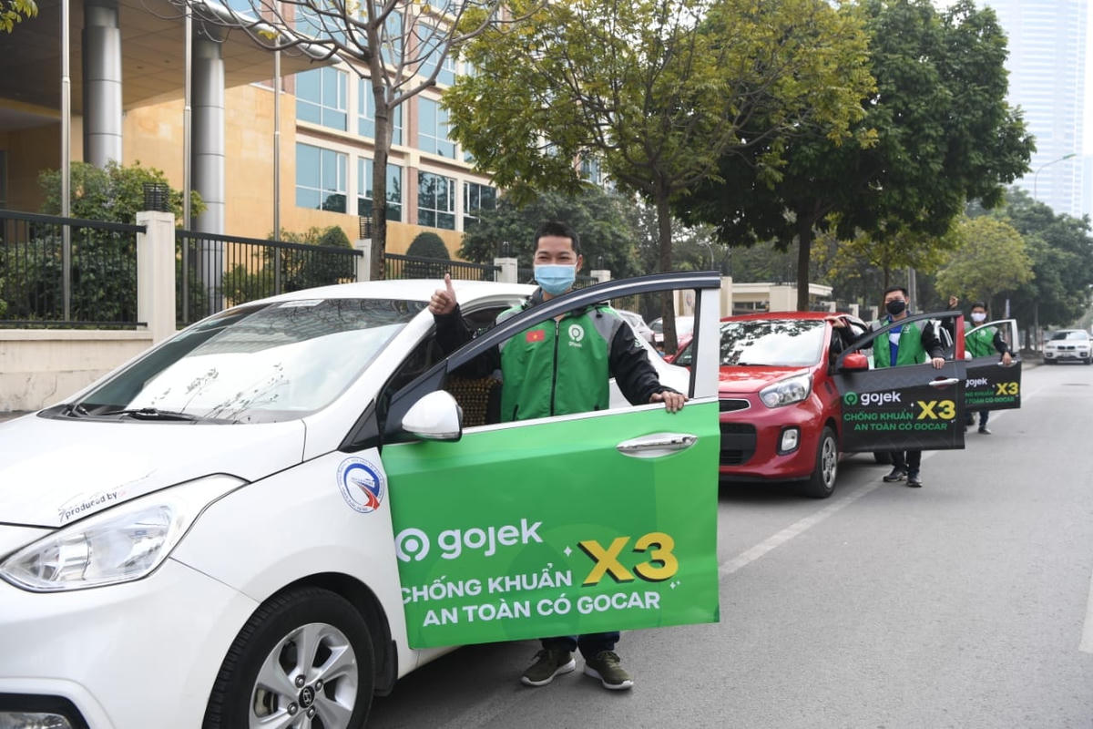 Gojek  triển khai dịch vụ gọi xe ô tô công nghệ GoCar tại Hà Nội