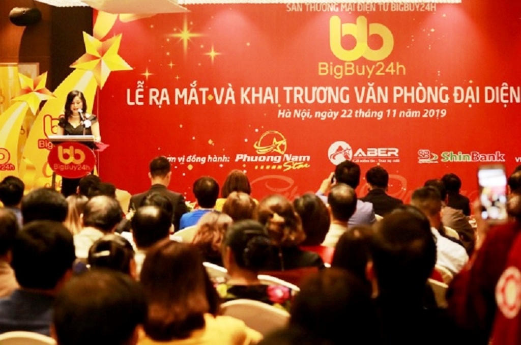 Lễ khai trương một văn phòng đại diện của Bigbuy24h trước khi bị điều tra.