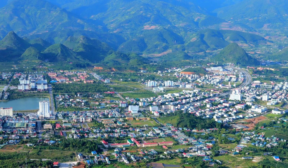 Một góc của thành phố Lai Châu.