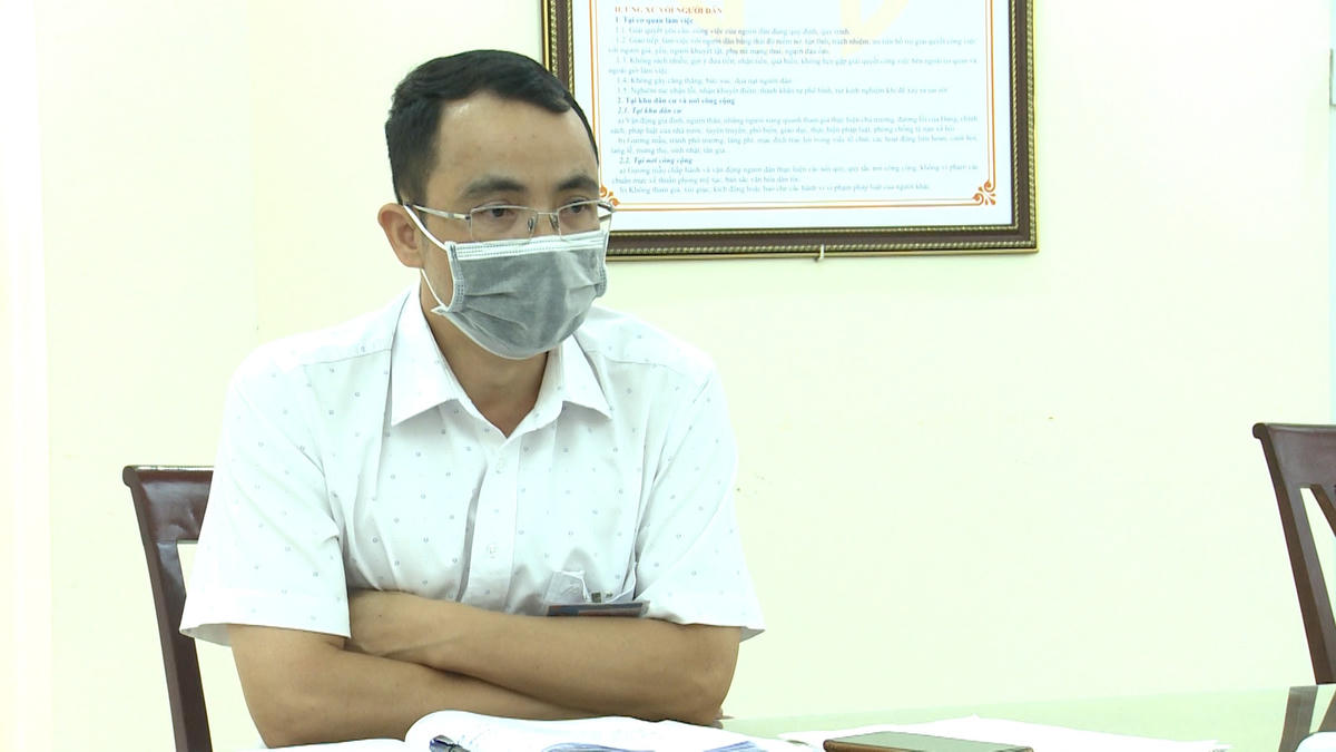 Ông Kiều Văn Tâm, Phó Chủ tịch UBND phường Phú Thượng, trong buổi làm việc với PV Đại Đoàn Kết