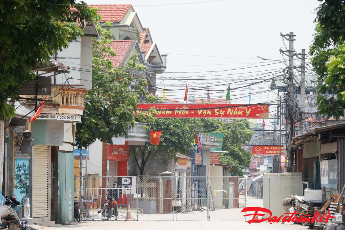 [Ảnh] Hưng Yên: Thị xã Mỹ Hào trong những ngày chống dịch 