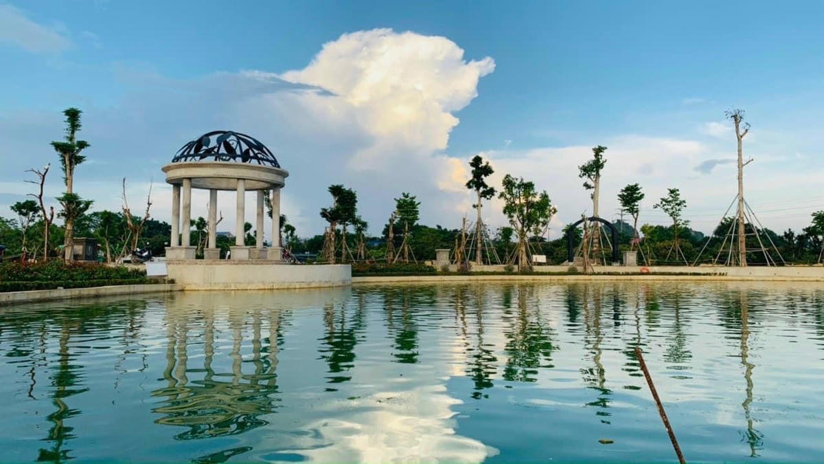 Một góc dự án Danko City đang được chỉnh trang hoàn thiện.