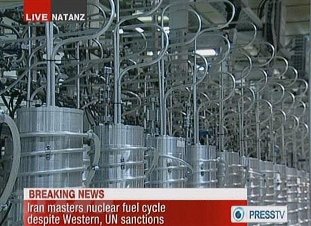 Các máy ly tâm tại trung tâm hạt nhân Natanz ở tỉnh Isfahan, miền Trung Iran. (Ảnh: AFP/TTXVN).