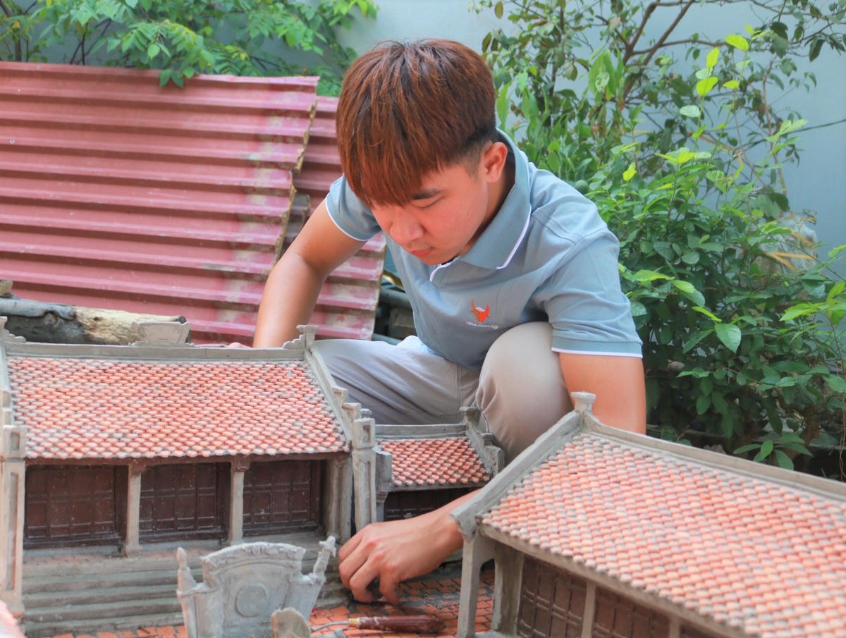 Những công trình tiểu cảnh được Bộ chăm chút, dày công thực hiện.