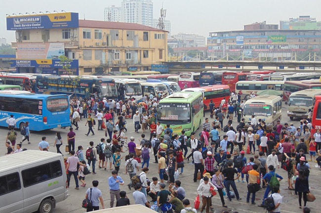 Bến xe khách Mỹ Đình (Hà Nội).