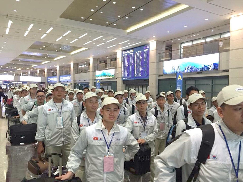 Sau thời gian dài “ngủ đông” do dịch Covid-19, tới nay việc đưa lao động đi làm việc ở nước ngoài đã khởi sắc. Ảnh: Hải Hà
