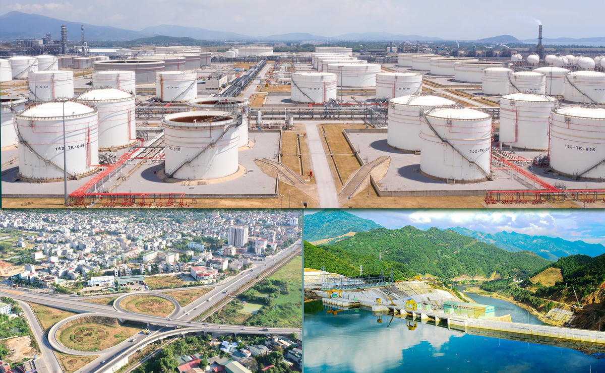 Sự phát triển vượt bậc của Thanh Hoá trong những năm qua cả về lĩnh vực công nghiệp, nông nghiệp, kiến thiết hạ tầng... Ảnh: M.H