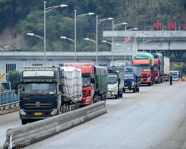 Nỗ lực thúc đẩy lưu thông hàng hóa tại các cửa khẩu biên giới. Ảnh minh họa.