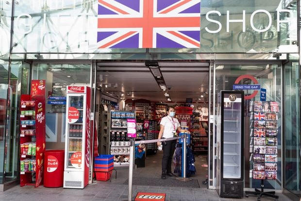 Một cửa hàng tại thủ đô London, Anh Nguồn: Market Watch.