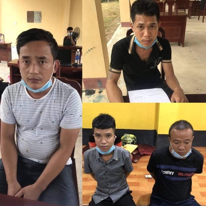 Các đối tượng trong đường dây tổ chức đánh bạc và đánh bạc.