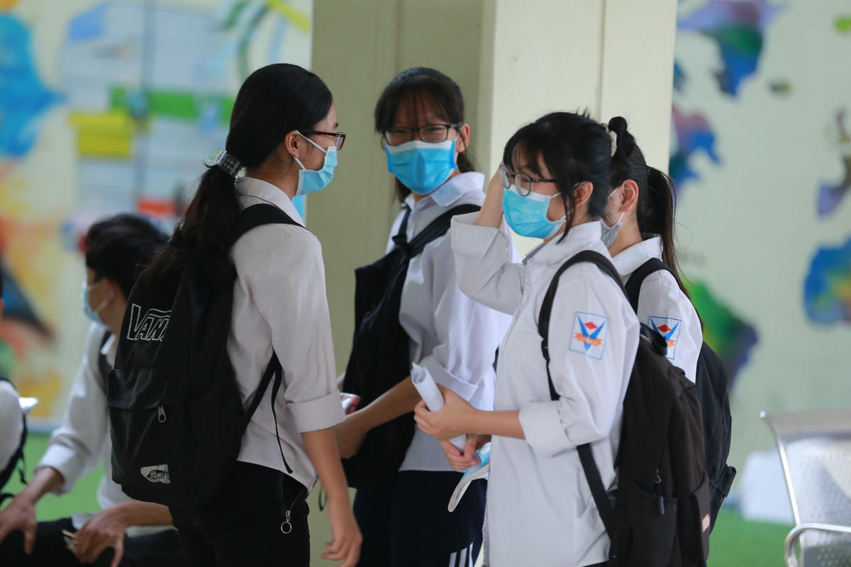Thí sinh dự thi tốt nghiệp THPT 2020. Ảnh: Phạm Quang Vinh.