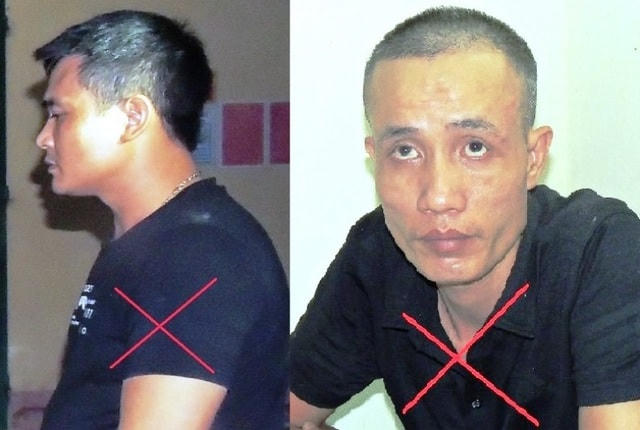 Hai đối tượng gây ra 12 vụ cướp giật trên các tuyến đường giao thông sa lưới. Ảnh: Công an Hà Nam.