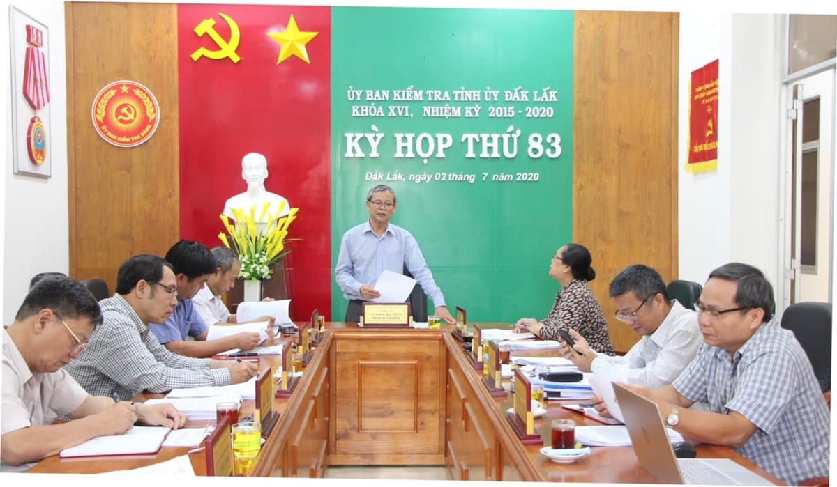 Ủy ban Kiểm tra Tỉnh ủy Đắk Lắk tổ chức Kỳ họp thứ 83.