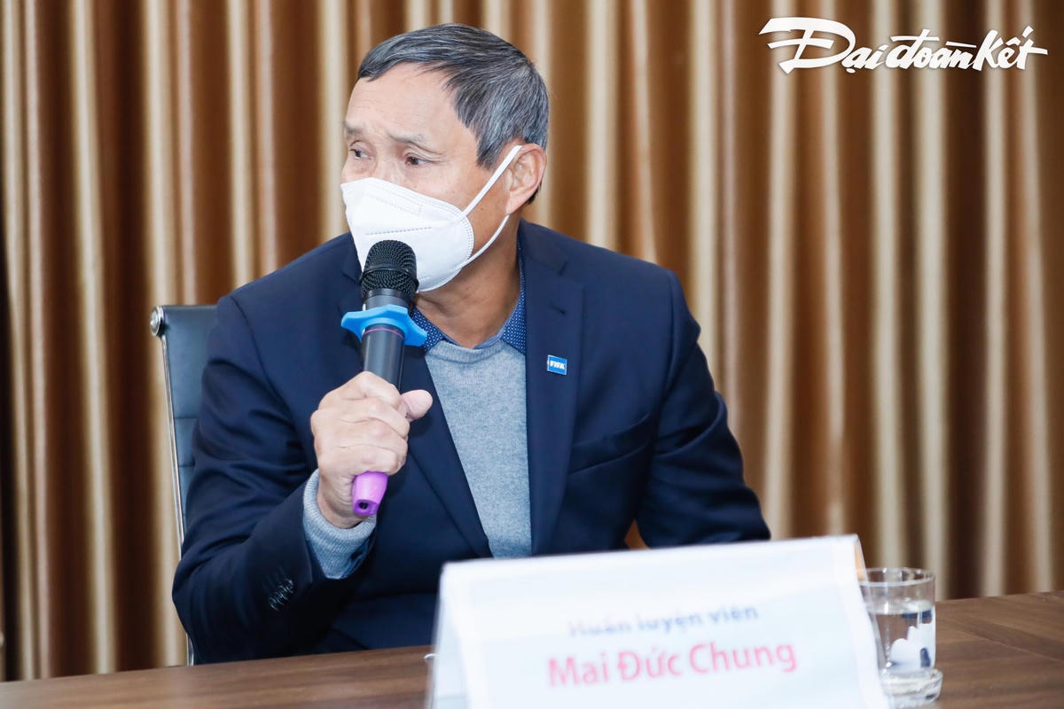 HLV Mai Đức Chung. Ảnh: Quang Vinh.