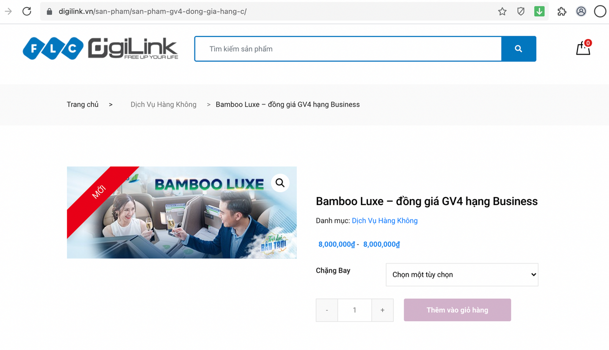 Bamboo Luxe – Gói vé đồng giá hạng Thương gia chỉ từ 2 triệu đồng/vé.