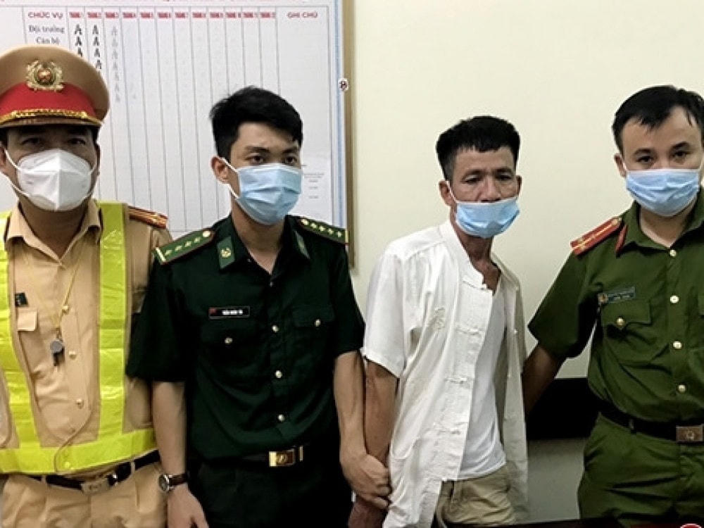 Ông "trùm" ma túy bị bắt giữ.