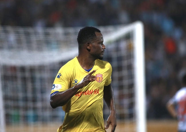 Tiền đạo này đã thi đấu tuyệt hay ở V-League mùa giải trước.
