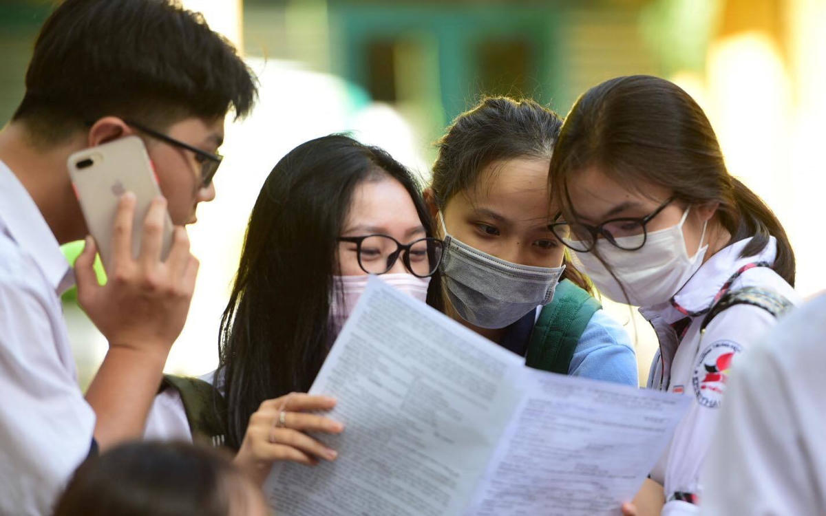 Thí sinh dự thi tốt nghiệp THPT 2021 (ảnh TL).
