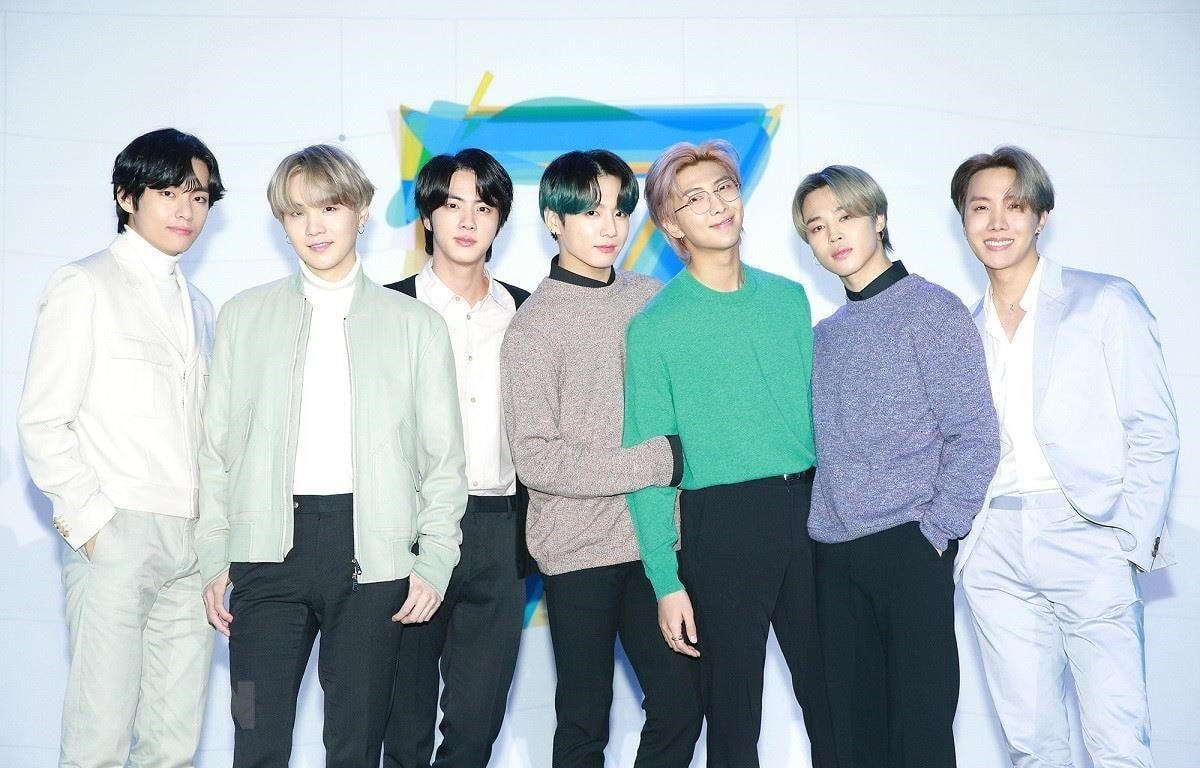 Các thành viên nhóm nhạc BTS. (Ảnh: Yonhap/TTXVN).