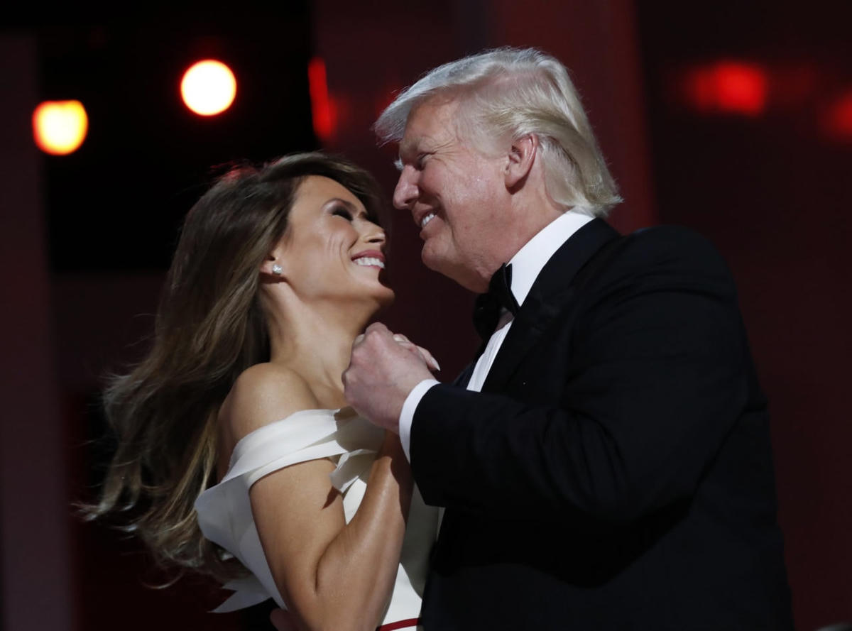 Ông Trrump và Đệ nhất Phu nhân Melania.