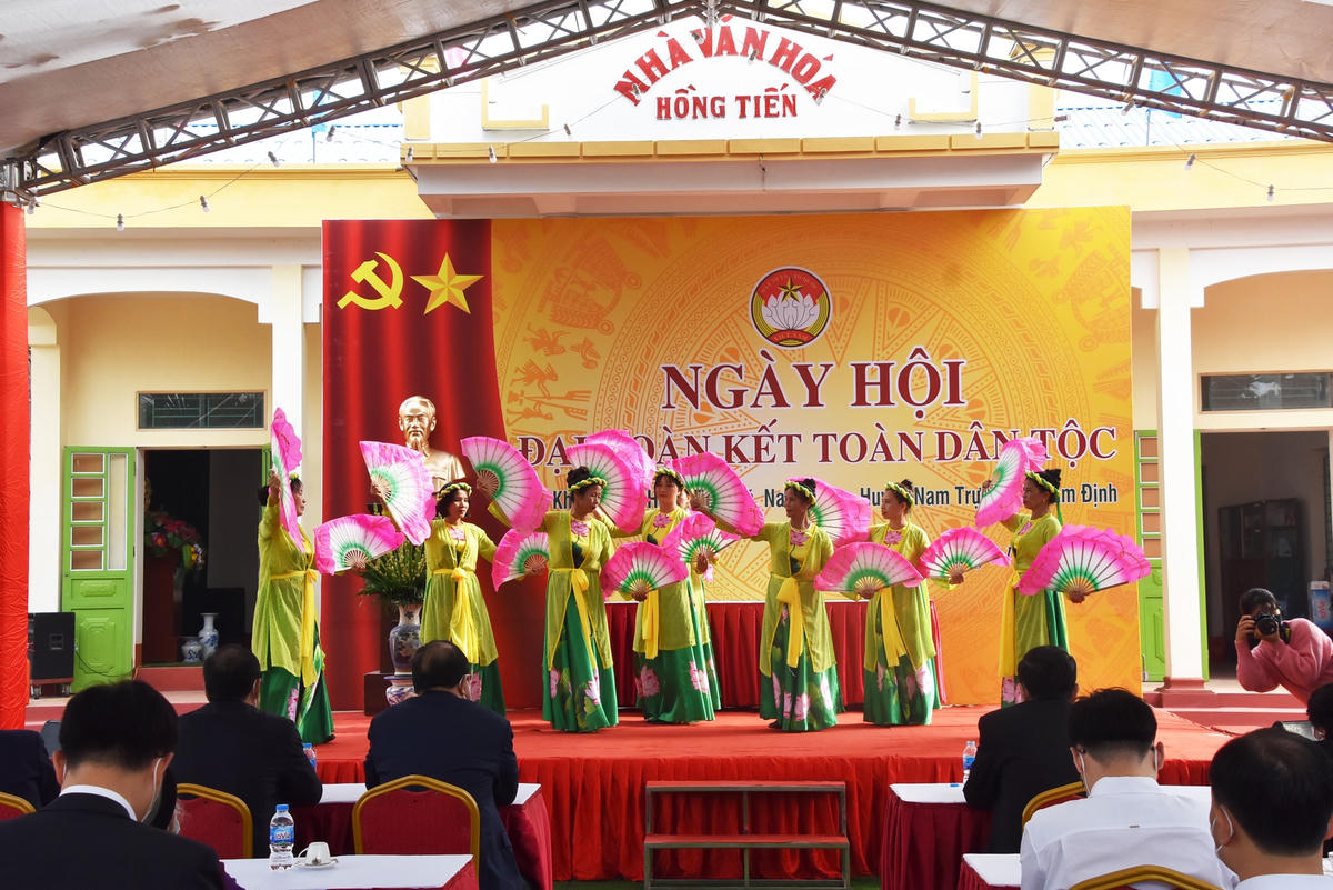 Tiết mục văn nghệ tại Ngày hội.