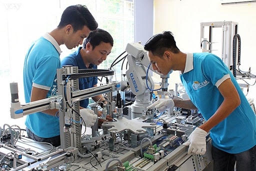 Trường nghề đang dần thu hút người học.