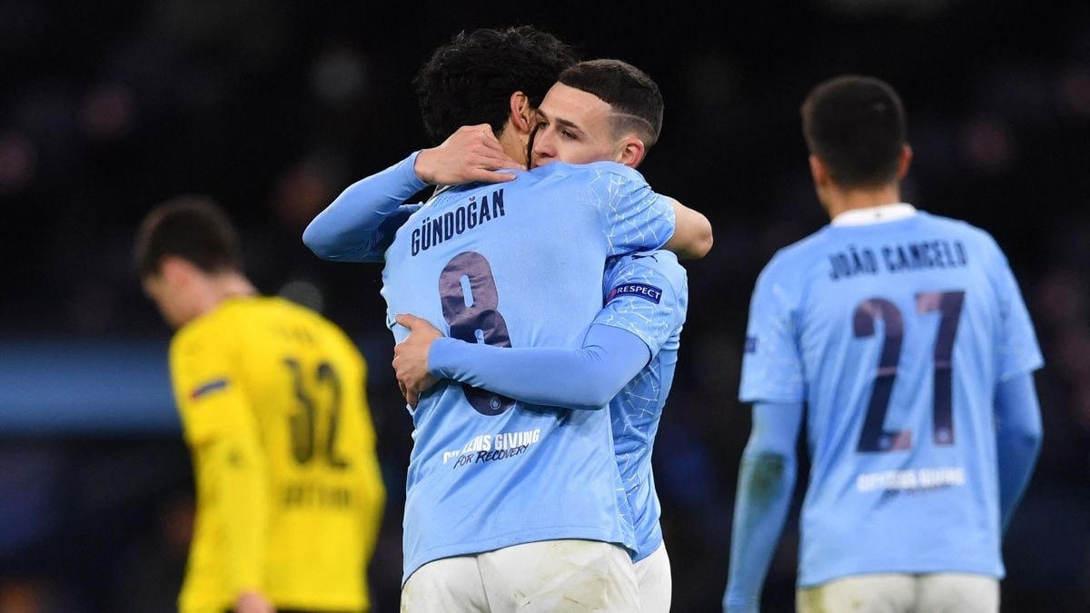 Bàn thắng muộn của Foden đem đến đôi chút lợi thế cho Man City trước trận lượt về. Ảnh: Getty.  