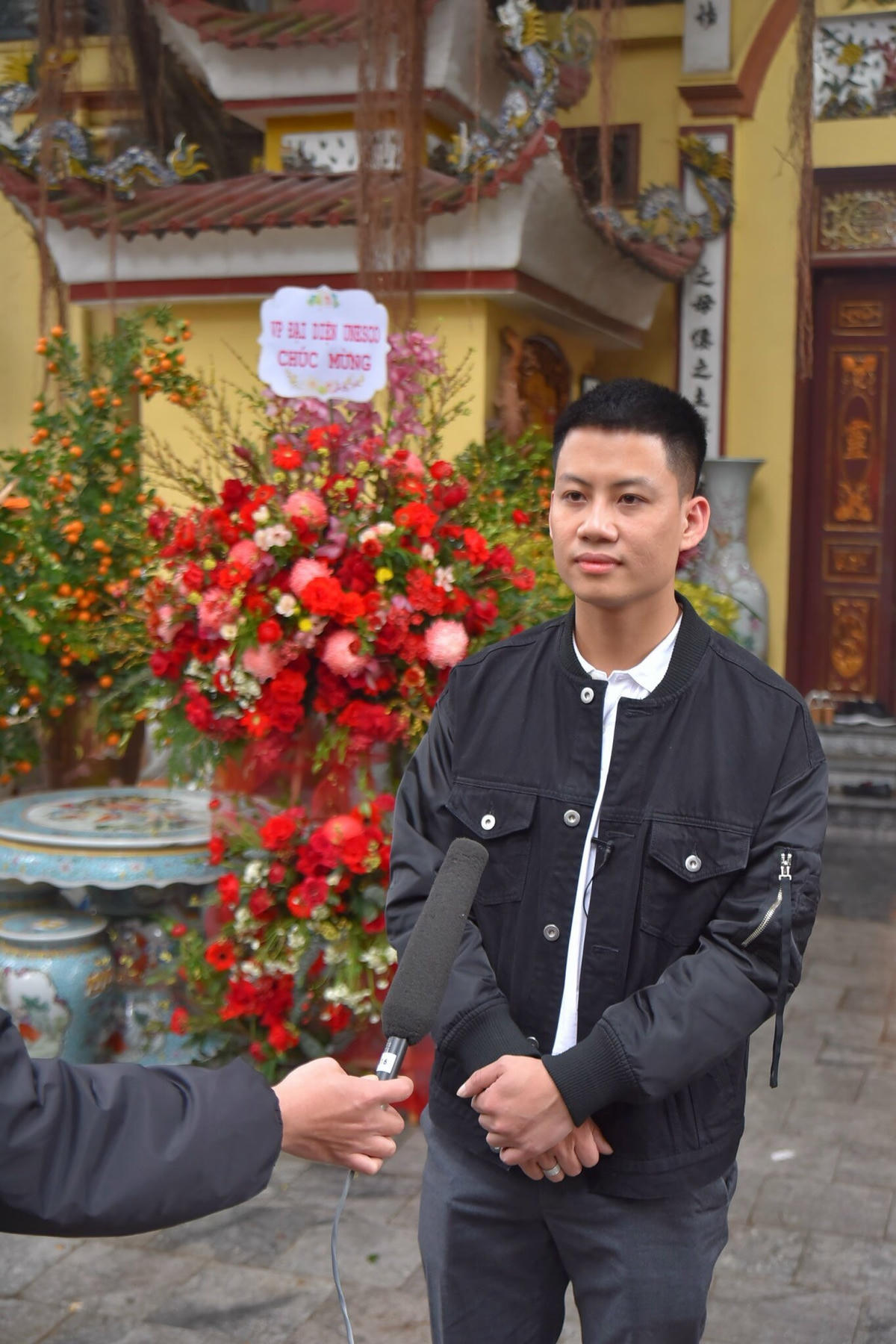 Nghệ nhân dân gian Nguyễn Tiến Nghĩa chia sẻ về nghề.