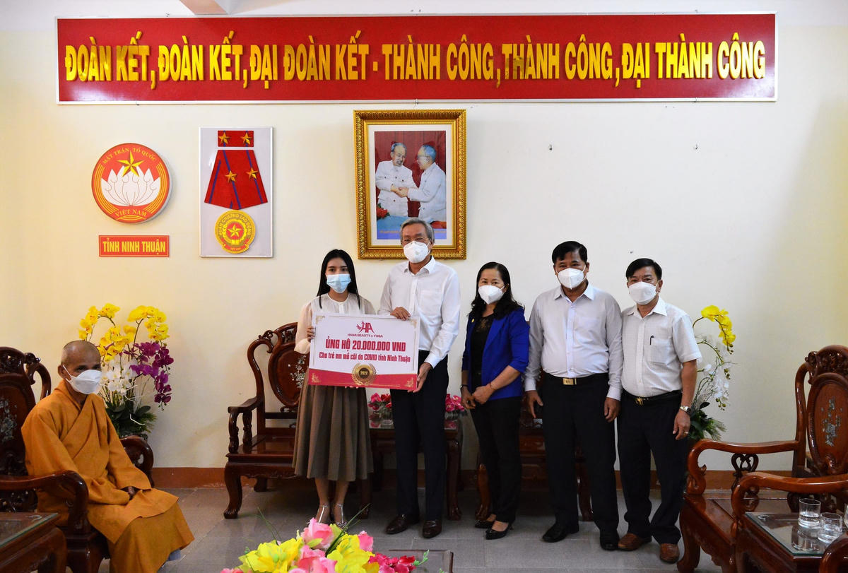 Mặt trận Ninh Thuận tiếp nhận ủng hộ của các tổ chức, cá nhân